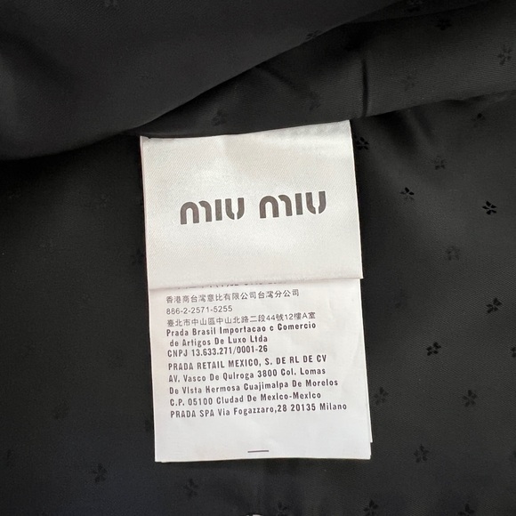 Miu Miu Sequin-embellished Cady Jacket - Picture 12 of 13